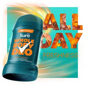 Sure Men 50ml Amber Woods Whole Body Deodorant Stick - gallery image 4