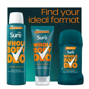 Sure Men 50ml Amber Woods Whole Body Deodorant Stick - gallery image 6