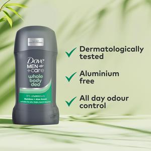 Dove Men+Care 50ml Bamboo & Aloe Whole Body Deodorant Stick - gallery image 3