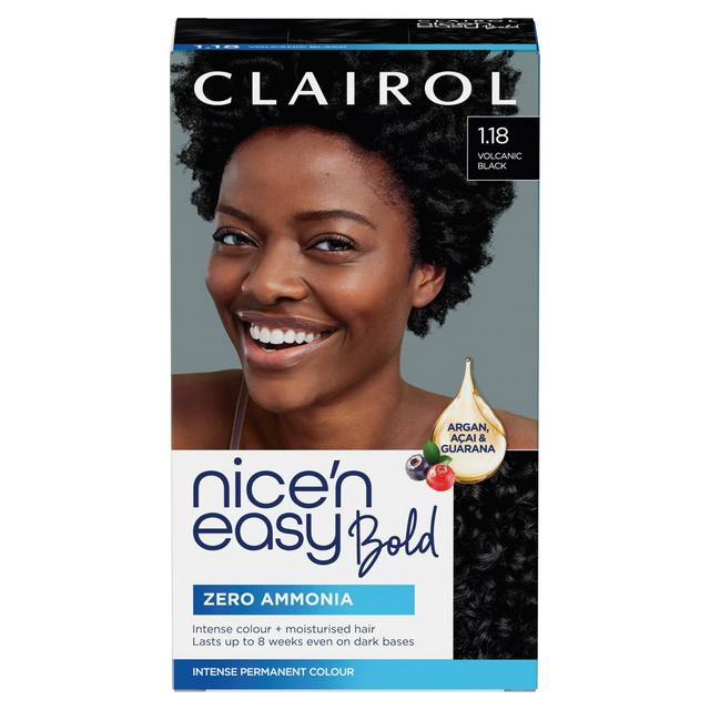 Clairol Nice'N Easy Bold 1.18 Volcanic Black Permanent Hair Dye - gallery image 1