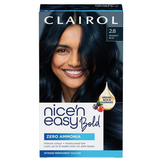 Clairol Nice'N Easy Bold 2.8 Midnight Blue Permanent Hair Dye - gallery image 1