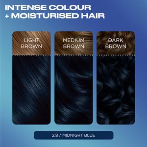 Clairol Nice'N Easy Bold 2.8 Midnight Blue Permanent Hair Dye - gallery image 2