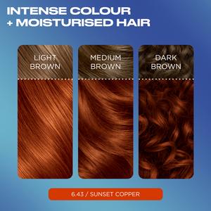 Clairol Nice'N Easy Bold 6.43 Sunset Copper Permanent Hair Dye - gallery image 3