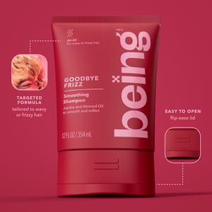 Being 354ml Goodbye Frizz Smoothing Shampoo - gallery image 5