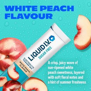Liquid IV 3 x Sugar Free White Peach Electrolyte Powder Mix Sachets - gallery image 2