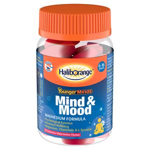 Haliborange 30 x Mind & Mood 6 to 16 Years Watermelon Flavour Gummies - gallery image 2