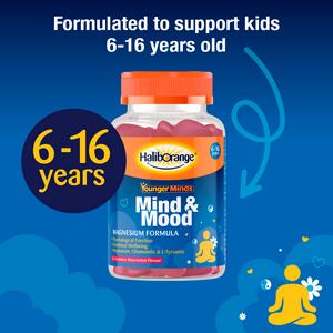 Haliborange 30 x Mind & Mood 6 to 16 Years Watermelon Flavour Gummies - gallery image 6
