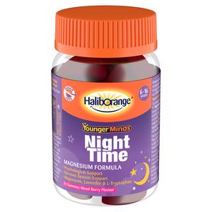 Haliborange 30 x Mixed Berry Flavour 6 to 16 Years Younger Minds Night Time Gummies - gallery image 2