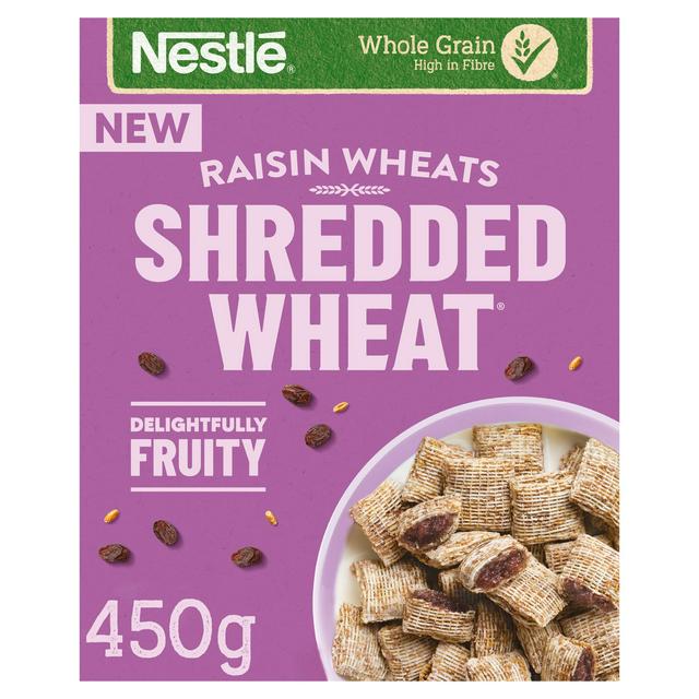 Nestle Shredded Wheat 450g Bitesize Raisin Wheats Breakfast Cereal - gallery image 1