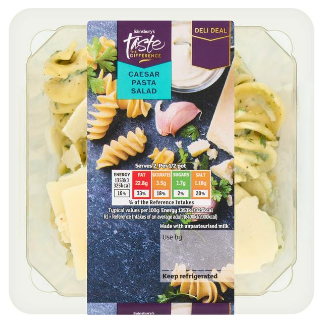 Taste the Difference Sainsbury's Taste the Difference Caesar Pasta Salad 200g