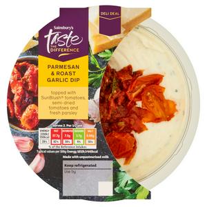 Sainsbury's 250g Parmesan & Roast Garlic Dip, Taste the Difference