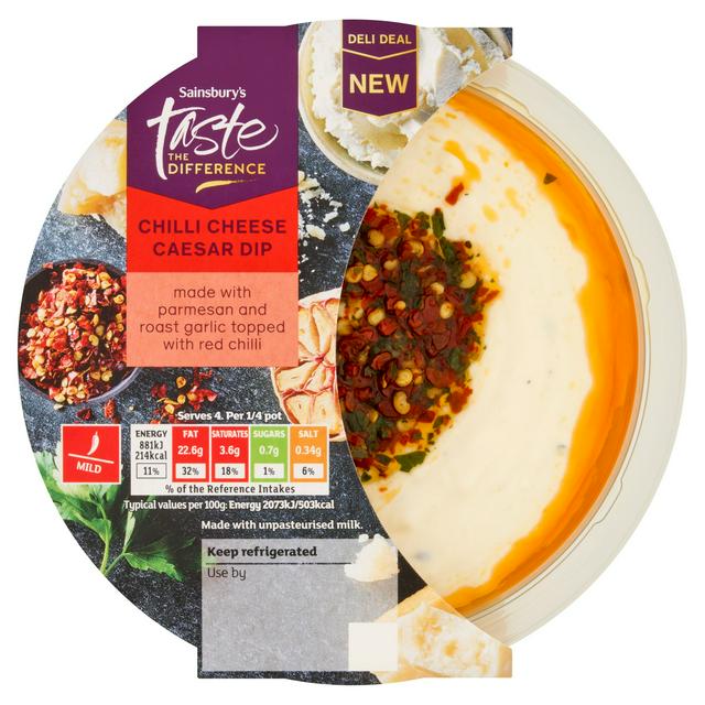 Taste the Difference Sainsbury's 170g Chilli Cheese Caesar Dip, Taste the Difference