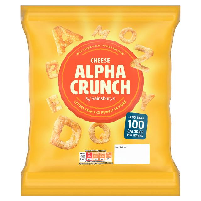 Sainsbury's 80g Cheese Alpha Crunch Chips - gallery image 1
