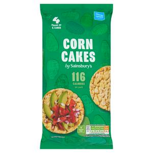 Sainsbury's 4 x 30g Corn Cakes