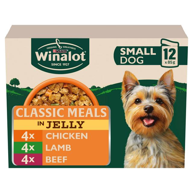 Winalot Classic Meals Small Dog Mixed in Jelly Wet Dog Food 12x85g