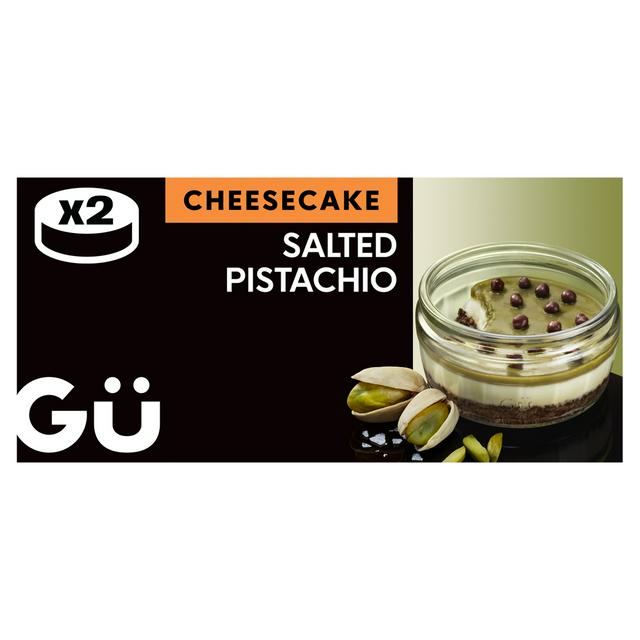 Gü 2 x 74.5g Salted Pistachio Cheesecake - gallery image 1