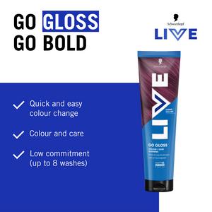 Schwarzkopf Live Go Gloss Cherry Cola Red Colour & Shine Hair Gloss - gallery image 2