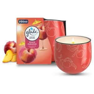 Glade Limited Edition Decorative Candle Peach Paradise 108g