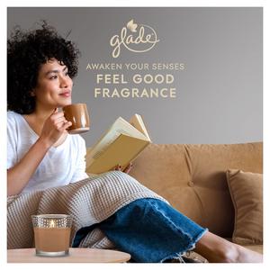 Glade Sandalwood & Jasmine Air Freshener Scented Candle 112g - gallery image 5