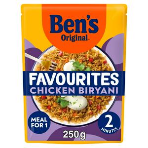 Bens Original Favourites Paella Chorizo and Vegetable Microwave Rice Instant Meal 250g