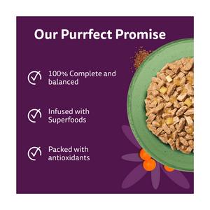 Whiskas Superfoods 6 x 50g 1+ Mixed Selection in Jelly Wet Cat Food Pouches - gallery image 2