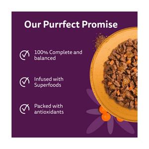 Whiskas Superfoods 6 x 50g 1+ Poultry in Jelly Wet Cat Food Pouches - gallery image 2