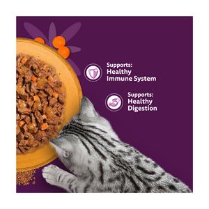 Whiskas Superfoods 6 x 50g 1+ Poultry in Jelly Wet Cat Food Pouches - gallery image 3