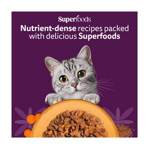 Whiskas Superfoods 6 x 50g 1+ Poultry in Jelly Wet Cat Food Pouches - gallery image 6