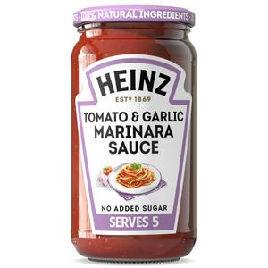 Heinz Tomato & Garlic Marinara Pasta Sauce 490g