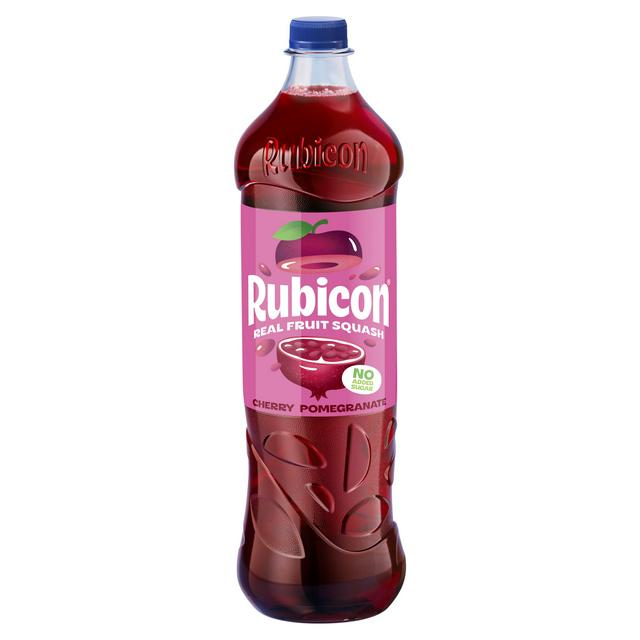 Rubicon 1L Real Fruit Cherry Pomegranate No Added Sugar Squash - gallery image 1