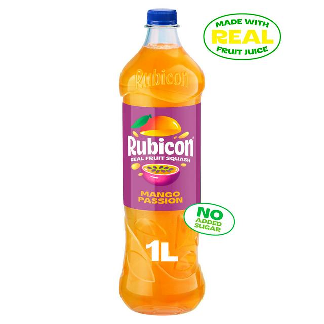 Rubicon 1L Real Fruit Mango Passion No Added Sugar Squash - gallery image 1