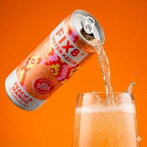 Fix8 Water Kefir Peach & Mango Live Sparkling Soda 4 x 250ml - gallery image 6