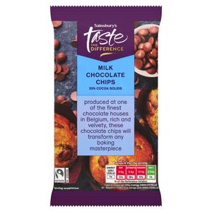 Sainsbury's 100g Milk Chocolate Chips