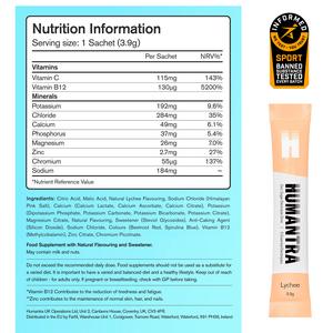 Humantra 6 x 3.9g Lychee Zero Sugar Electrolyte Drink Sachets - gallery image 5