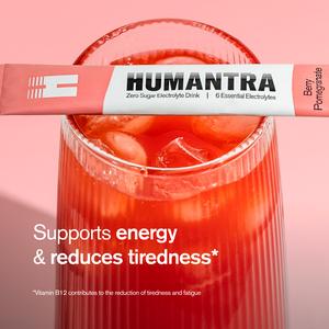 Humantra 6 x 3.6g Berry Pomegranate Zero Sugar Electrolyte Drink Sachets - gallery image 2