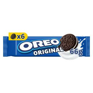 Oreo 66g Original Vanilla Sandwich Biscuit Snack Pack