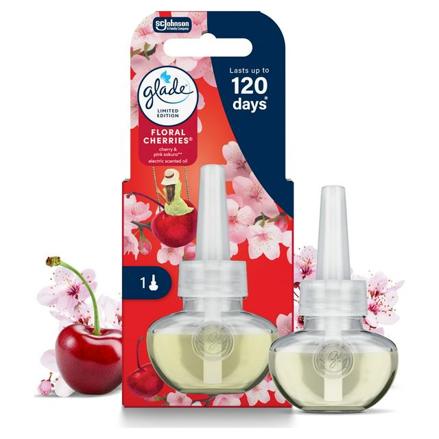 Glade Plug in Electric Refill Floral Cherries 20ml