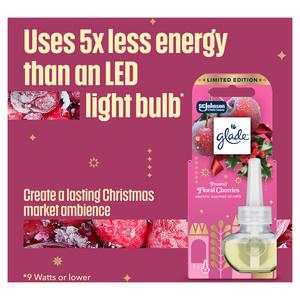 Glade Electric Scented Floral Cherries Plug In Refill 20ml - gallery image 3