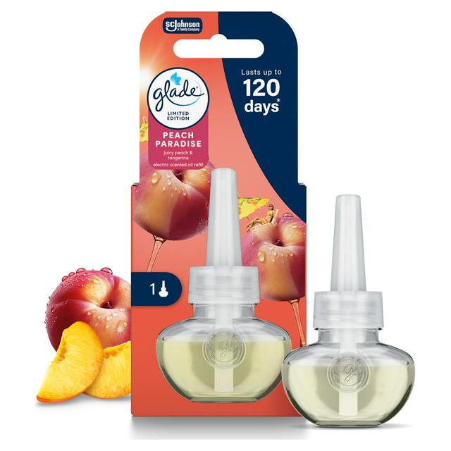Glade Electric Scented Peach Paradise Plug In Refill 20ml - gallery image 1