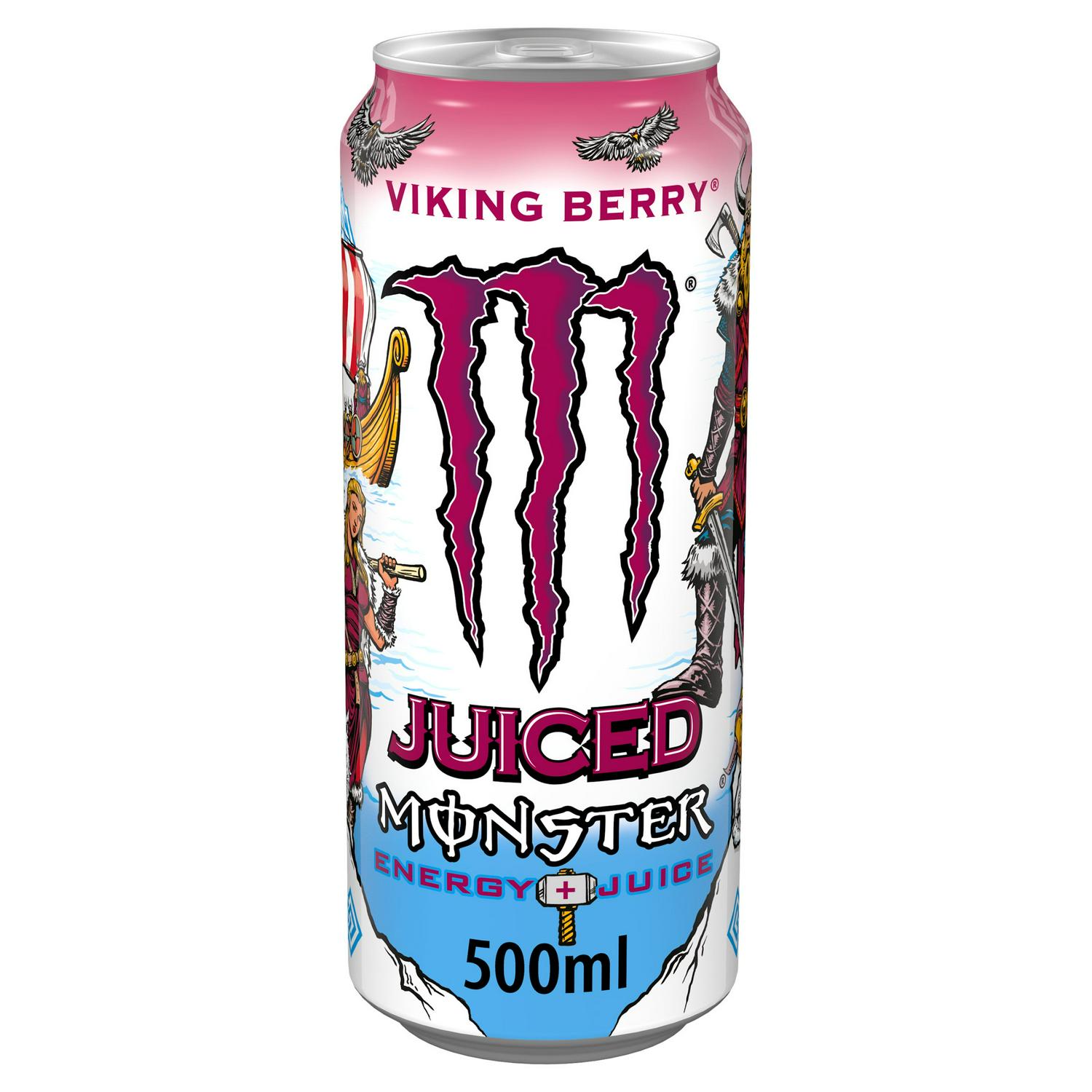 Monster 500ml Viking Berry Energy Drink Can