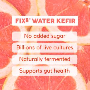 Fix8 Water Kefir Grapefruit & Elderflower Live Sparkling Soda 4 x 250ml - gallery image 4