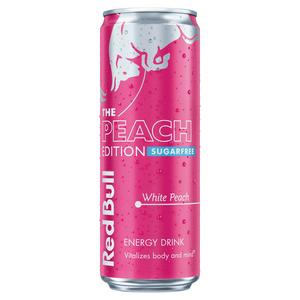 Red Bull Energy Drink Sugar Free, White Peach Edition 473ml