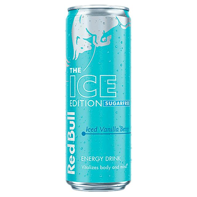 Red Bull Sugarfree Iced Vanilla Berry Energy Drink, Ice Edition 473ml - gallery image 1