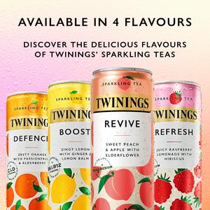 Twinings Revive Sweet Peach & Apple with Elderflower Sparkling Tea 250ml - gallery image 4