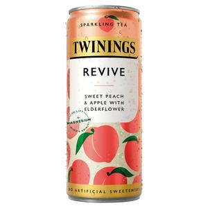 Twinings Revive Sweet Peach & Apple with Elderflower Sparkling Tea 250ml