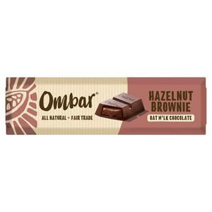 Ombar 42g Hazelnut Brownie Oat Milk Chocolate Bar