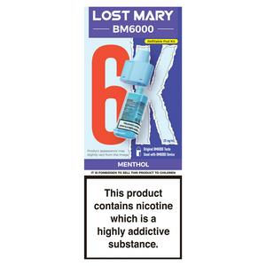 Lost Mary BM6000 Cherry Ice Refillable Pod Kit 20mg/ml