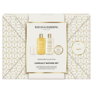 Baylis & Harding Sweet Mandarin & Grapefruit Gift Wrapped Candlelit Bathing Gift Set