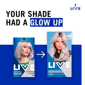 Schwarzkopf B15 Platinum Blonde Live Intense Colour Permanent Hair Dye - gallery image 4