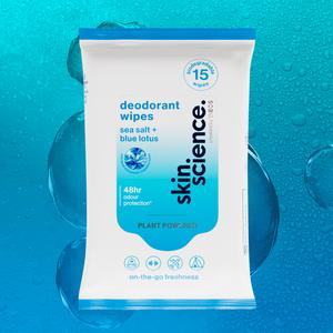 Ineos 15 x Skin Science Sea Salt + Blue Lotus Deo Wipes - gallery image 3